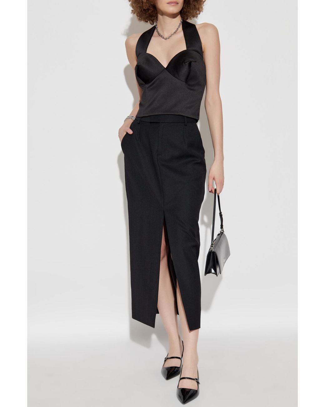 Marc Jacobs Black Neck Top