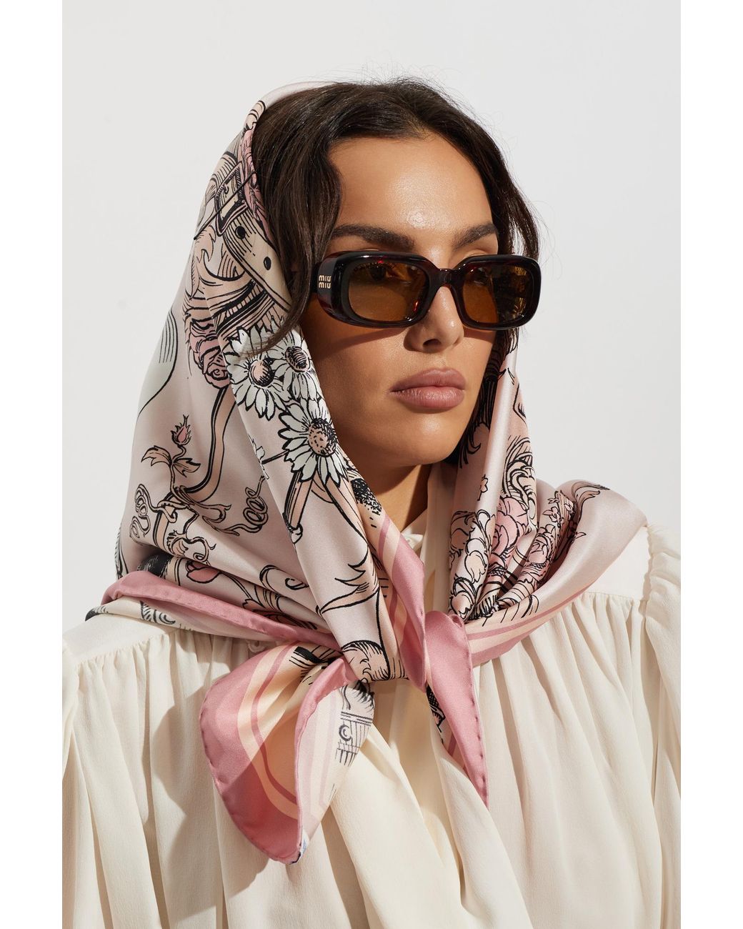 Miu Miu Natural "B13S" Sunglasses