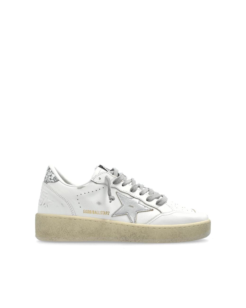 Golden Goose Deluxe Brand White Sneakers 'Ballstar 2'