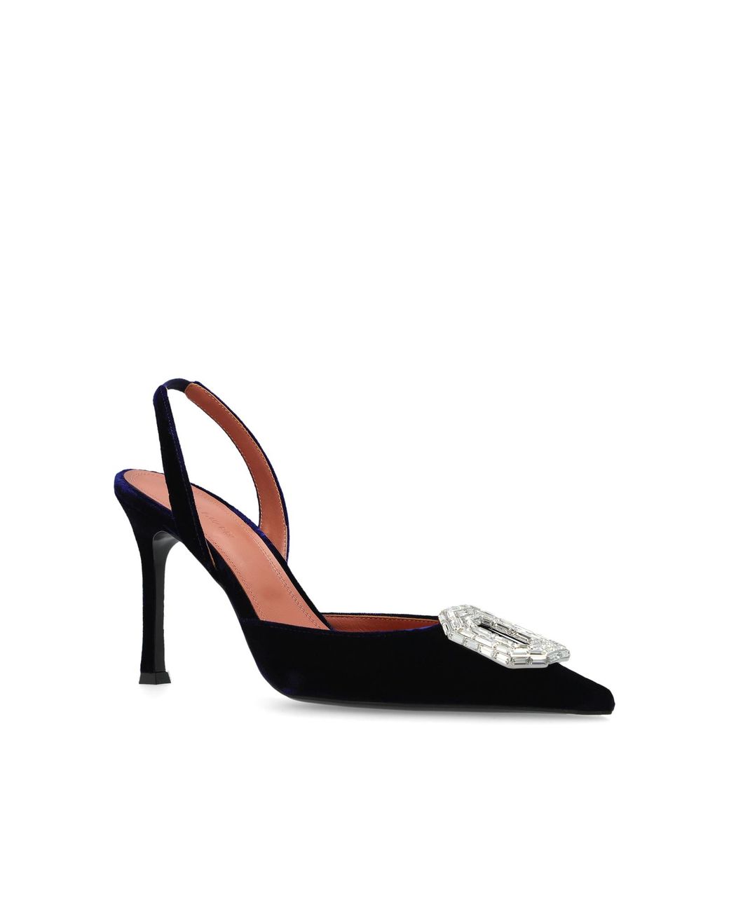 AMINA MUADDI Black 'Camelia' Heeled Shoes