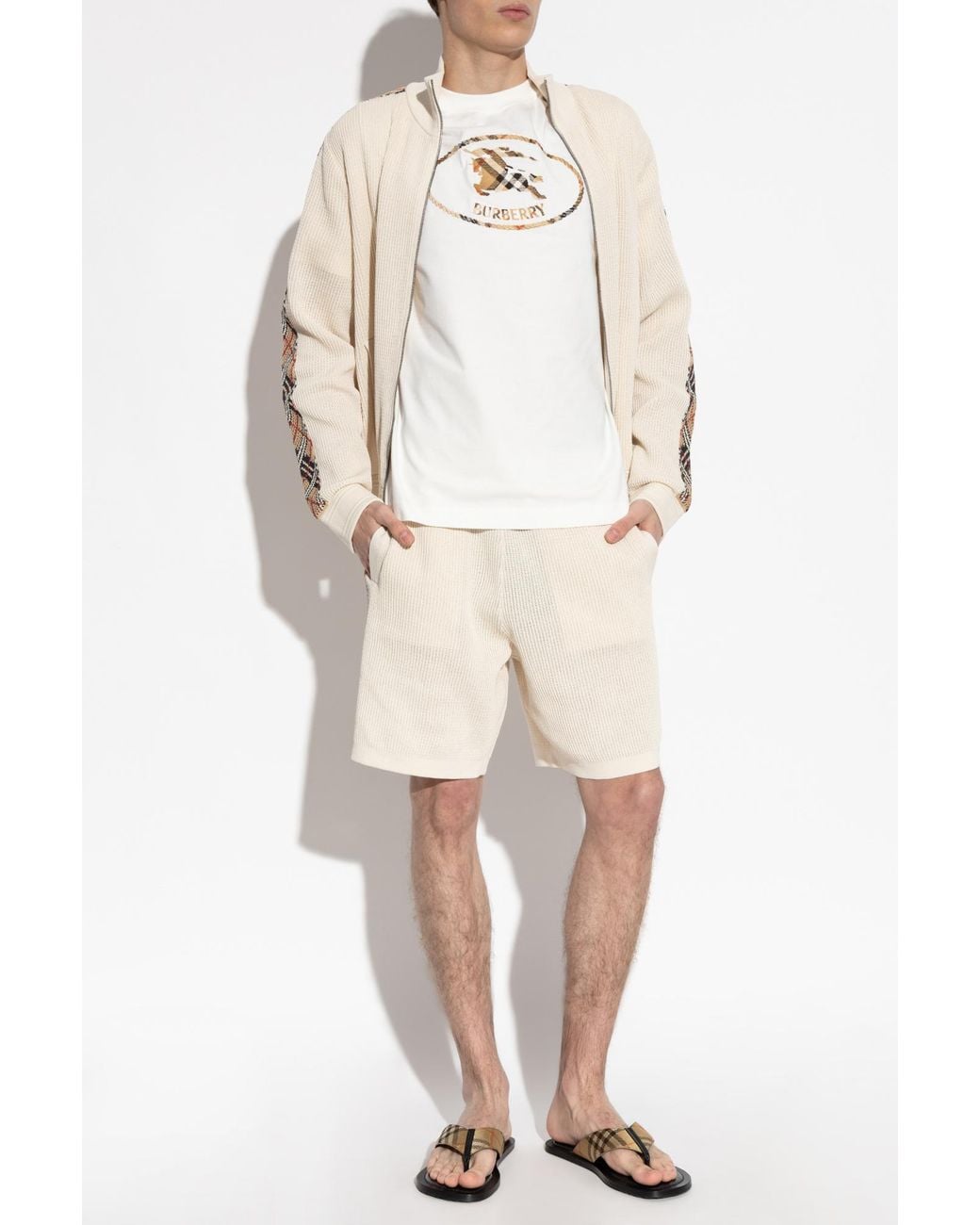 Burberry Natural "Tennyson" Shorts for men