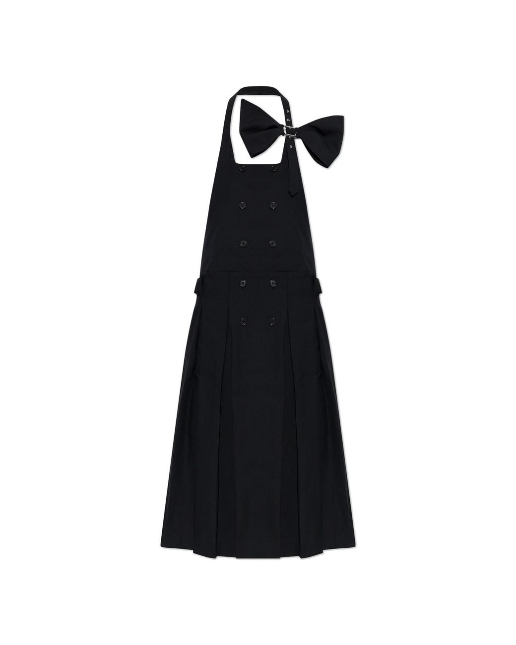 Comme des Garçons Black Wool Dress