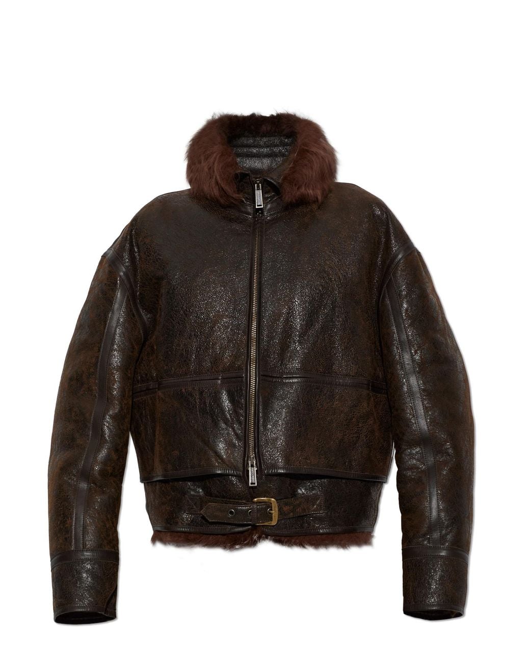 DSquared² Black Fur Jacket
