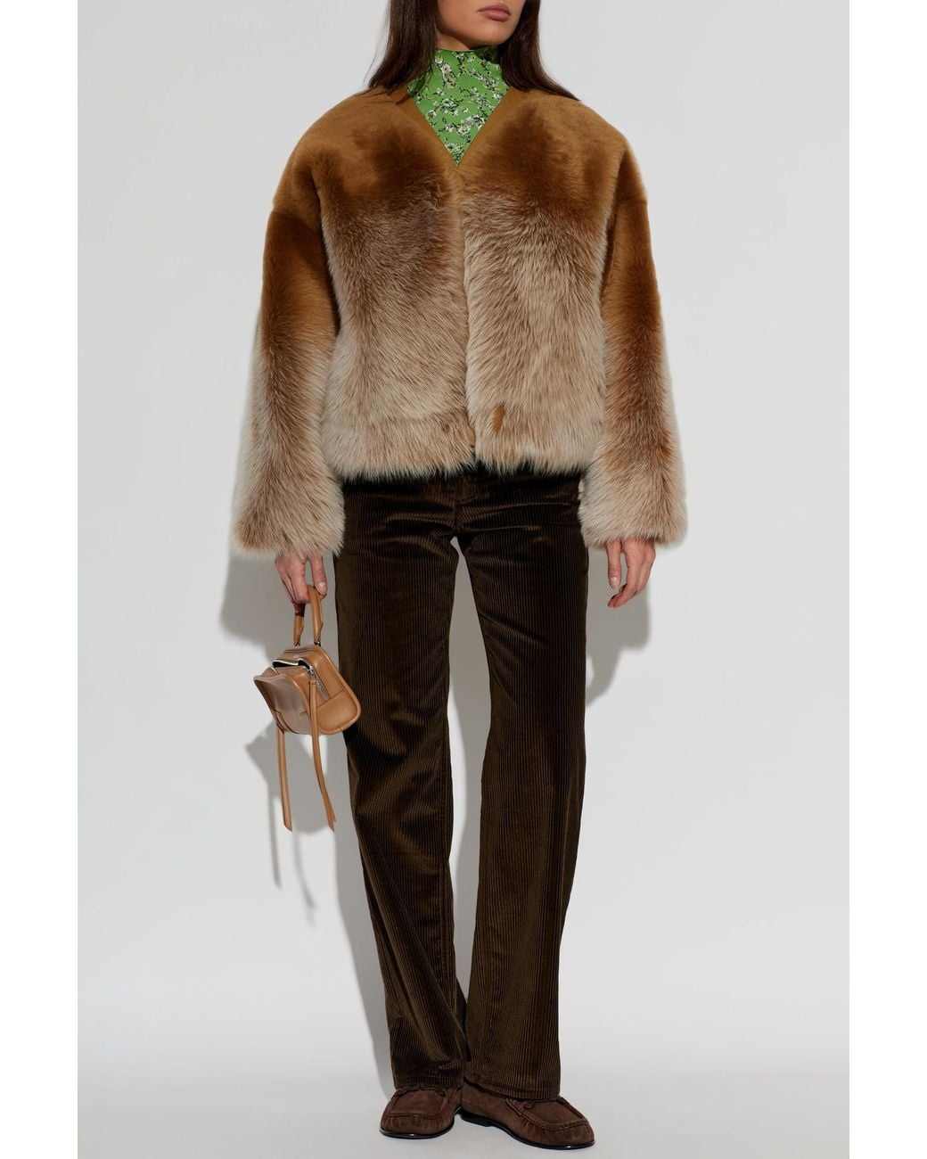 Loewe Brown 'Double L' Loafers