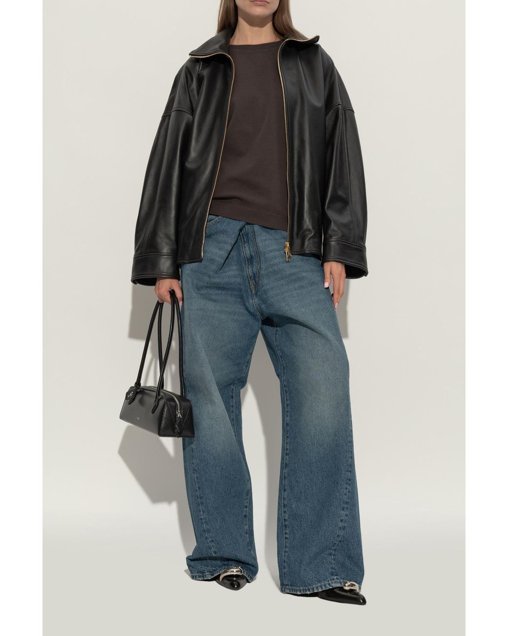 Tory Burch Black "Heeled Ankle Boots 'Pierced Xl'