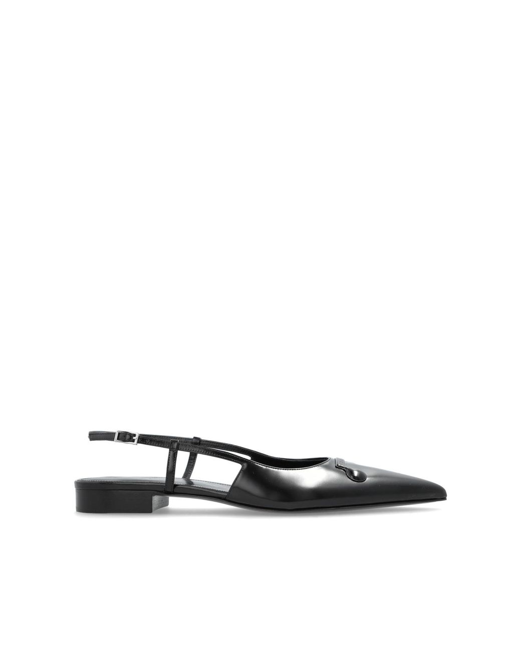 Marni White Leather Shoes With Logo