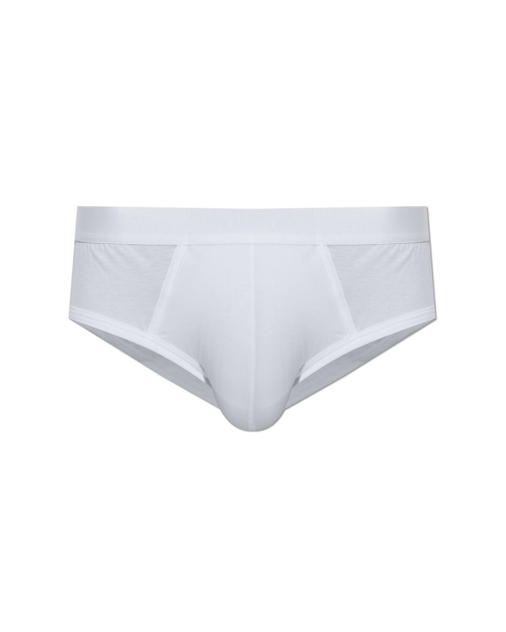 CDLP White Logo Briefs for men