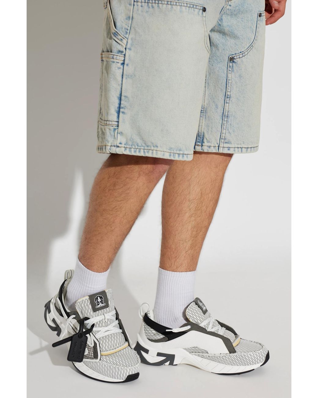 Off-White c/o Virgil Abloh Gray 'Space Memo' Sneakers for men