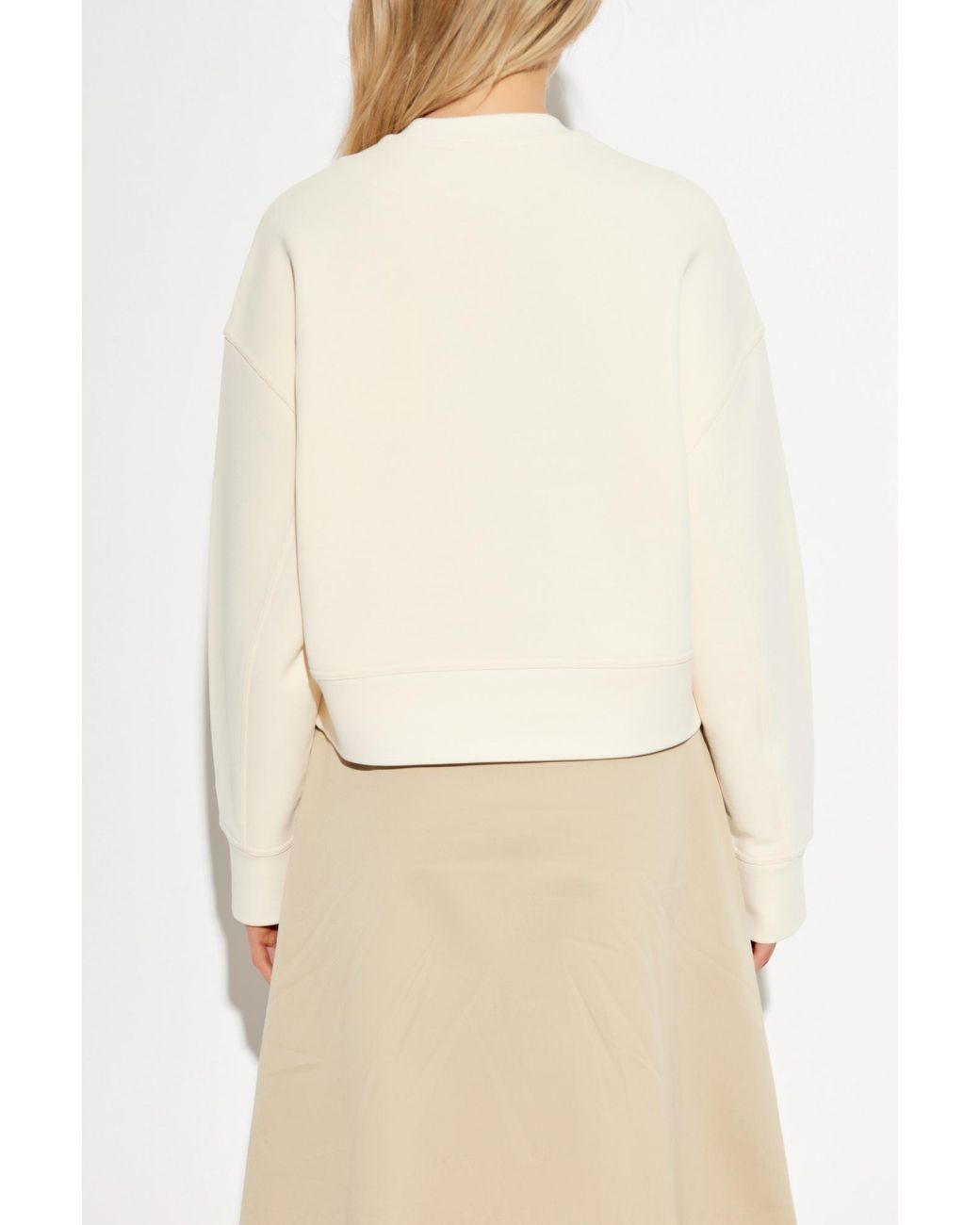 Moncler Natural Sweatshirt With Logo