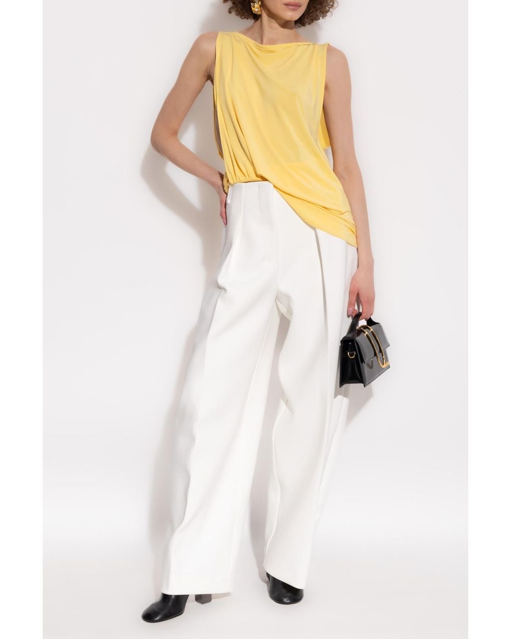 Jacquemus Yellow Sleeveless Top