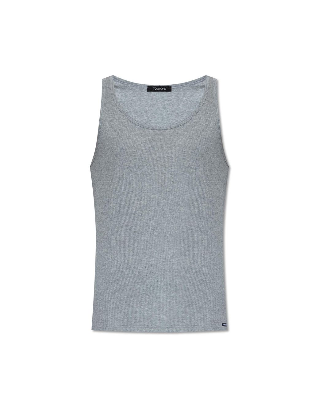 Tom Ford Gray Sleeveless T-Shirt for men