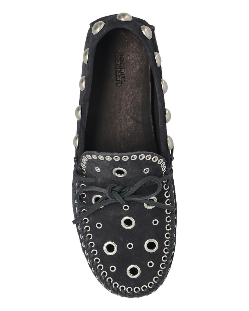 Isabel Marant Black Fitza Suede Loafers