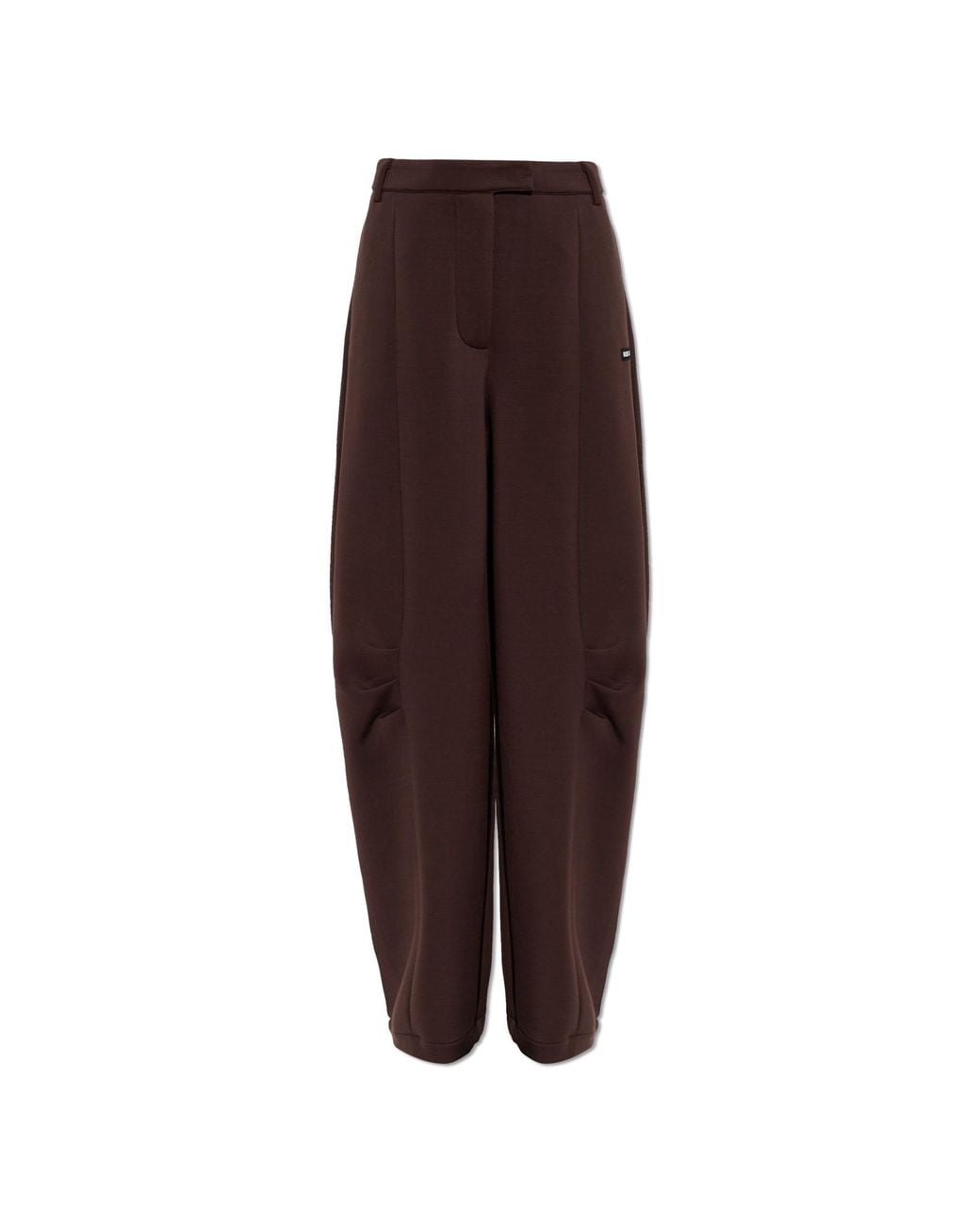 ROTATE BIRGER CHRISTENSEN Purple Pleated Trousers