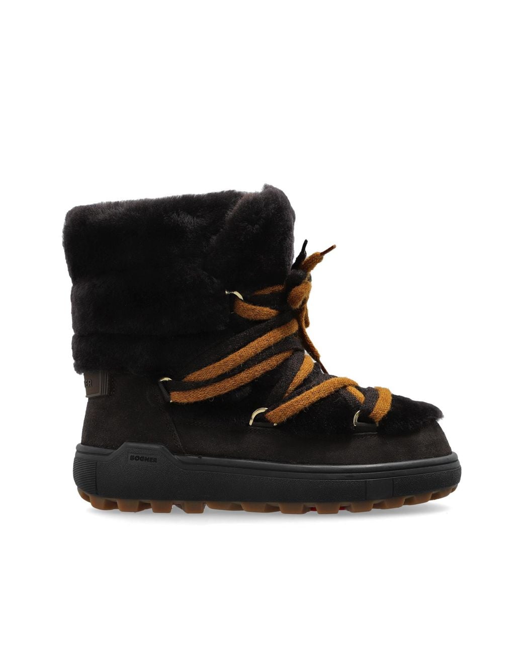 Bogner Black Suede Snow Boots 'Chamonix'