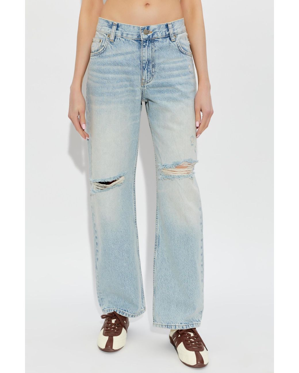 Marc Jacobs Blue Vintage-Effect Jeans