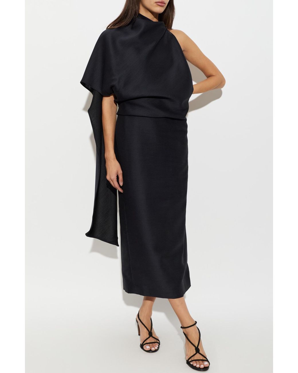 Rohe Black Dress With Open Back