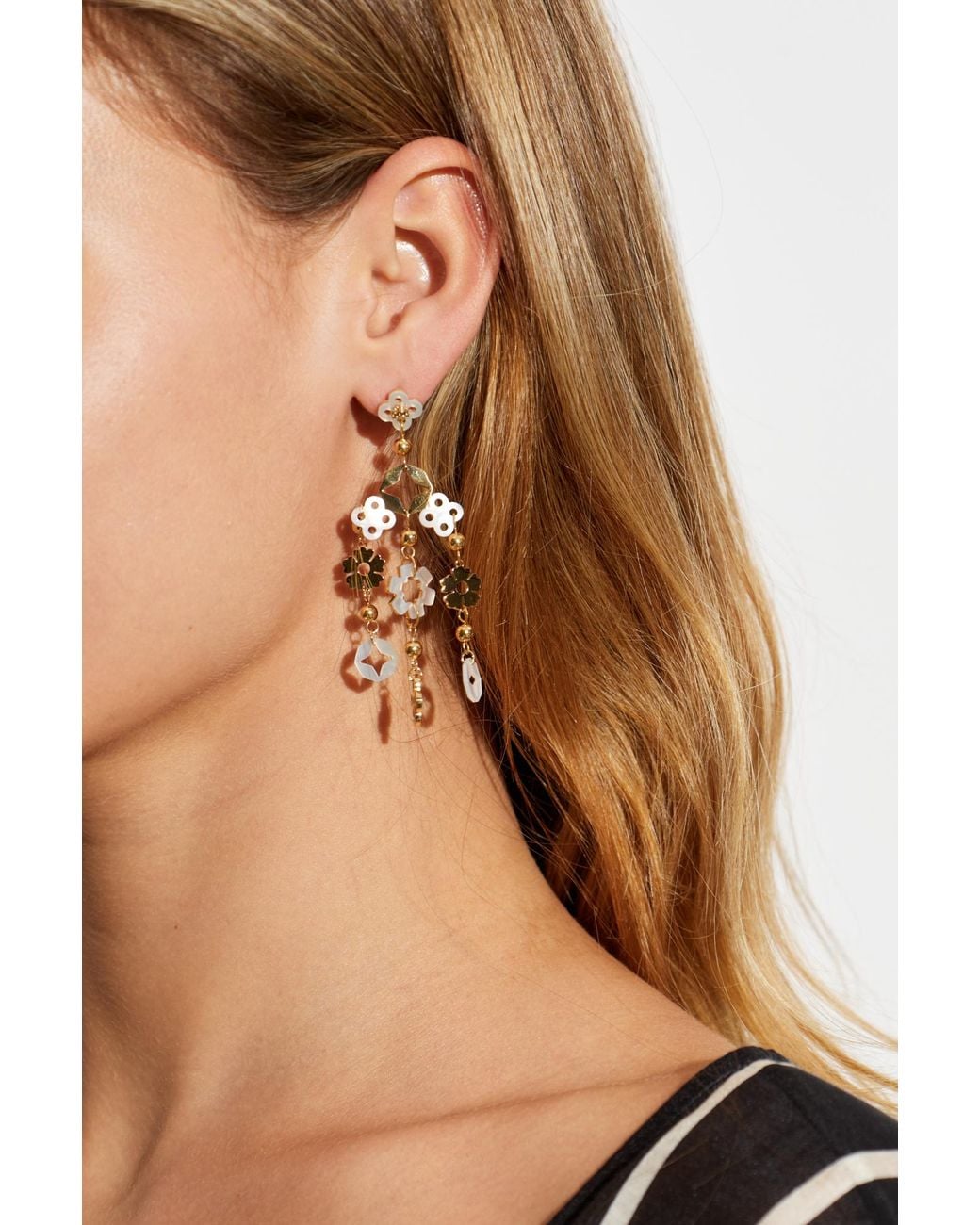 Tory Burch Metallic Earrings With Pendants
