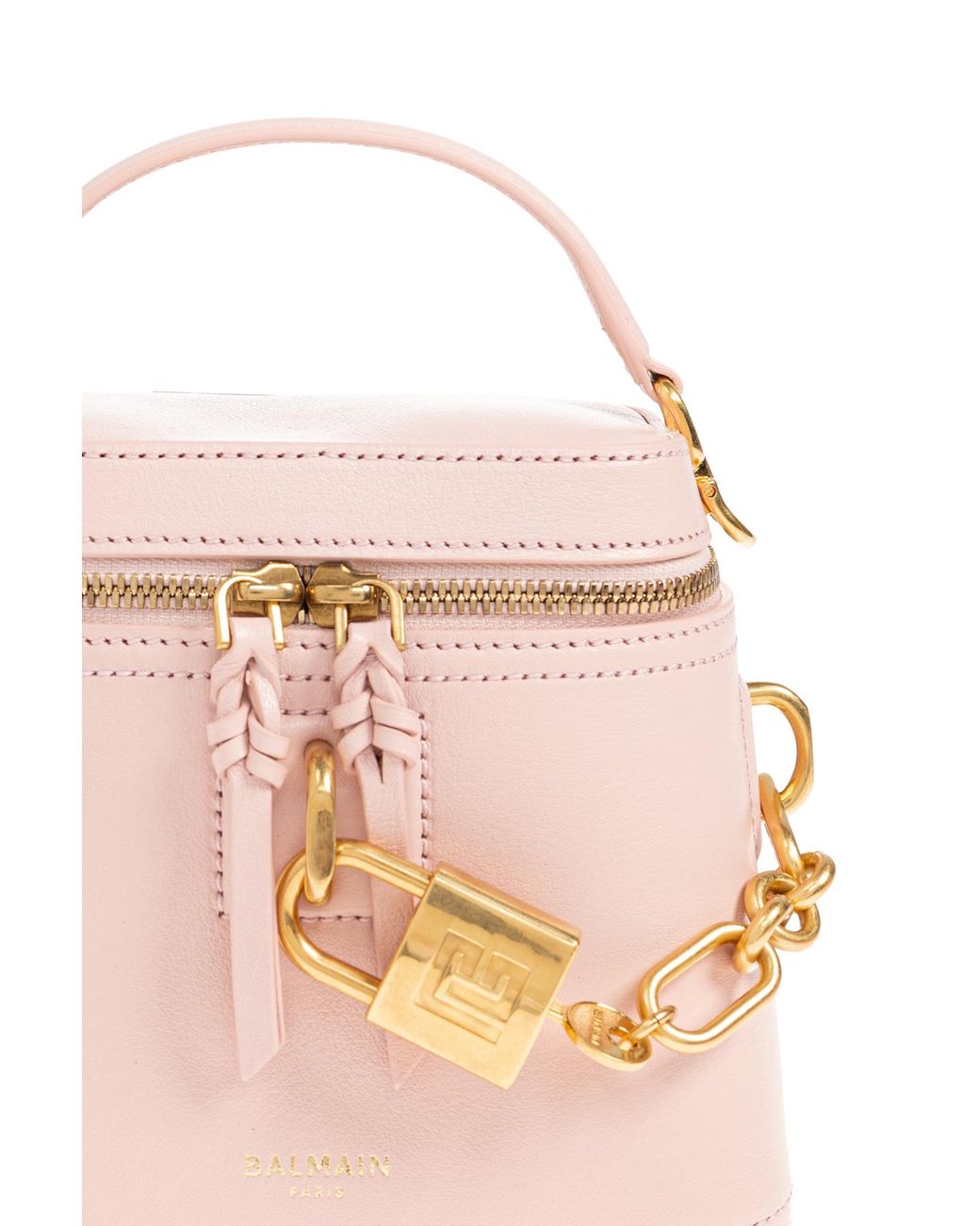 Balmain Pink Handbag "Pulse Vanity"