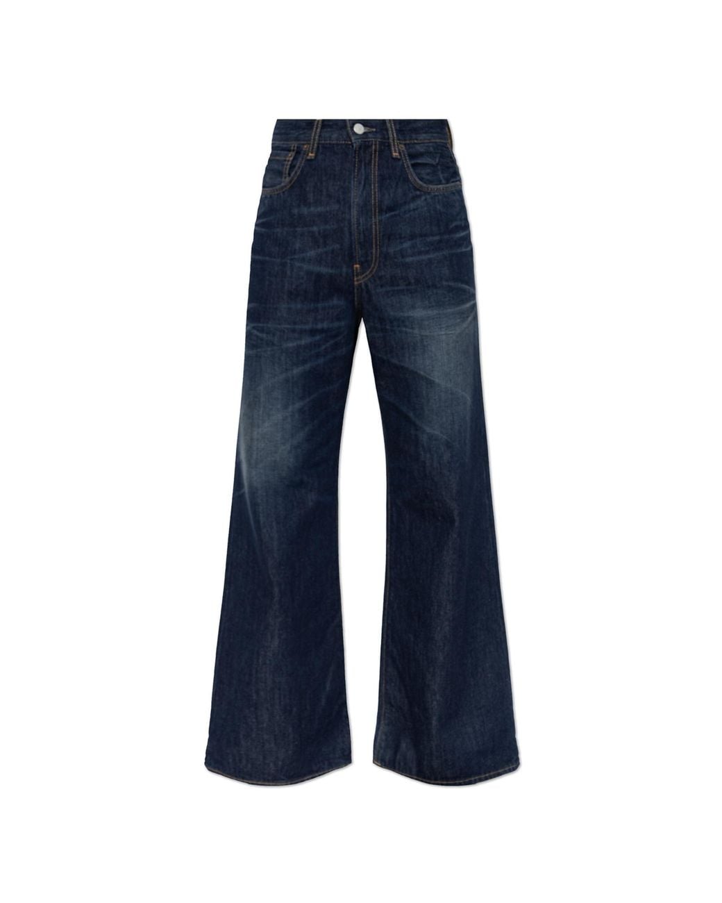 Acne Blue Jeans With Flared Legs