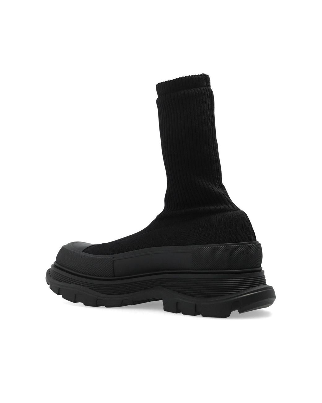 Alexander McQueen Tread sock-style Boots - Black