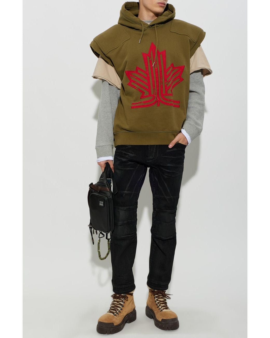 DSquared² Black Straight-Cut Jeans for men