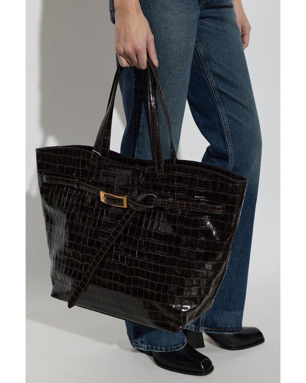 Anine Bing Black 'Elly' Tote Bag