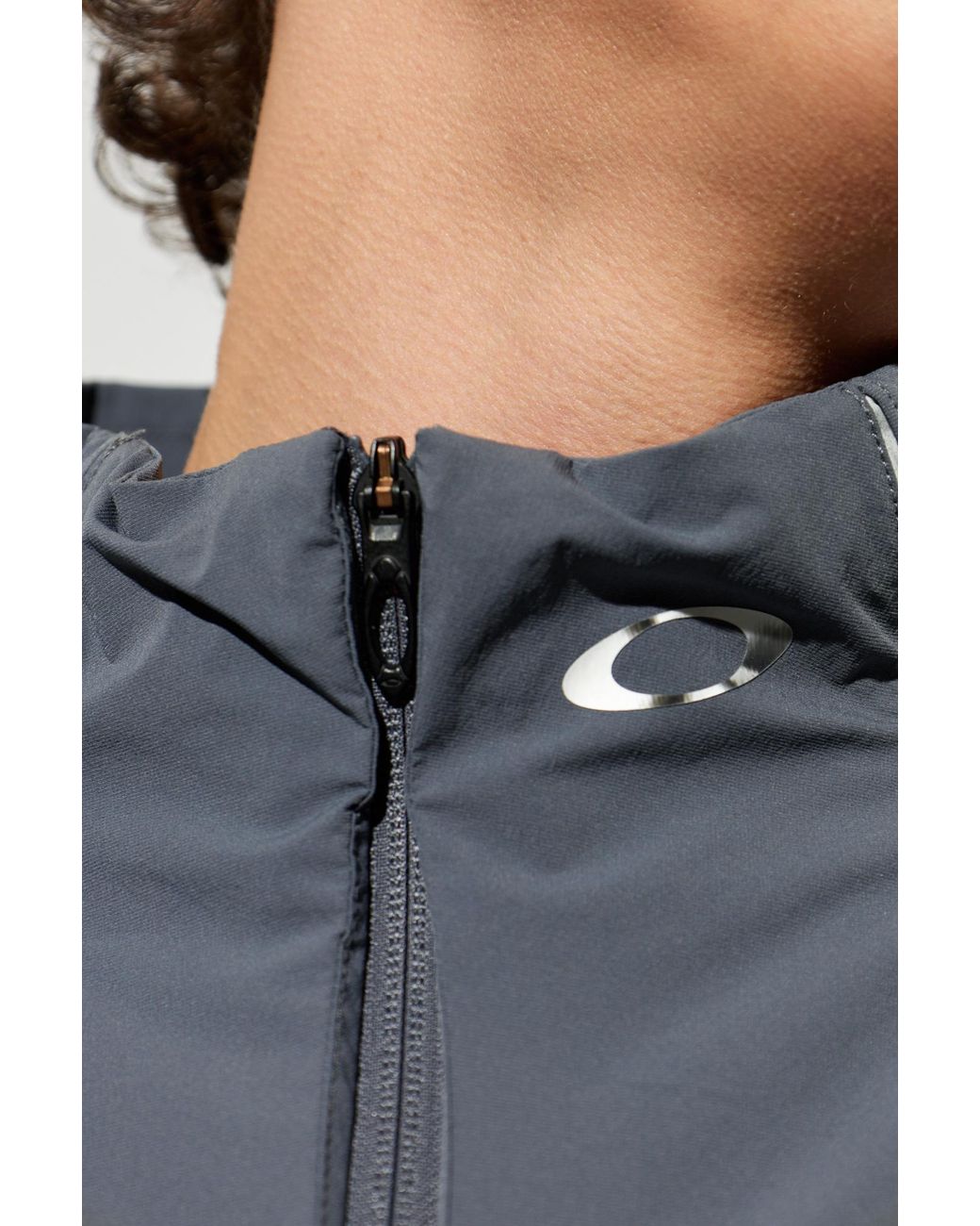 Oakley Blue Jacket With Logo for men