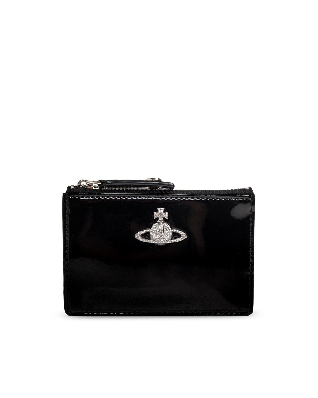 Vivienne Westwood Black Card Holder With Logo