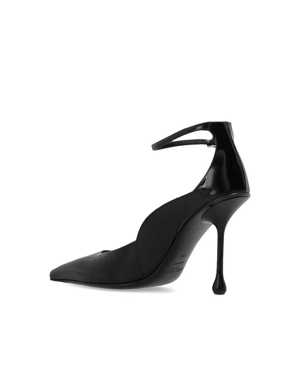 Jimmy Choo Black 'Quinci 95' Heeled Shoes