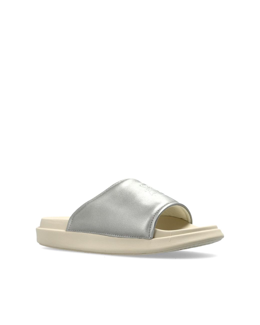 Y-3 White "Slide" Shoes
