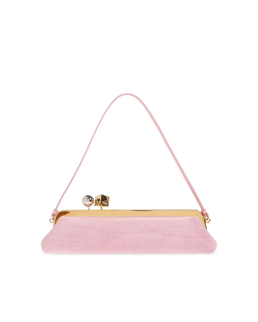Jacquemus Pink Clutch "Salon"