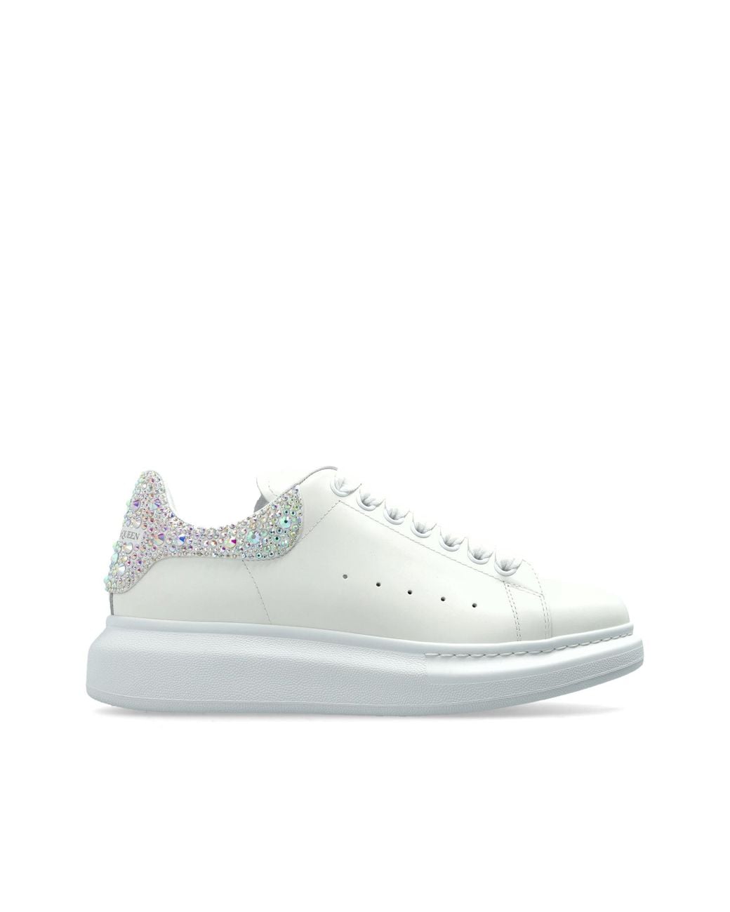 McQueen White 'Oversized' Sports Shoes