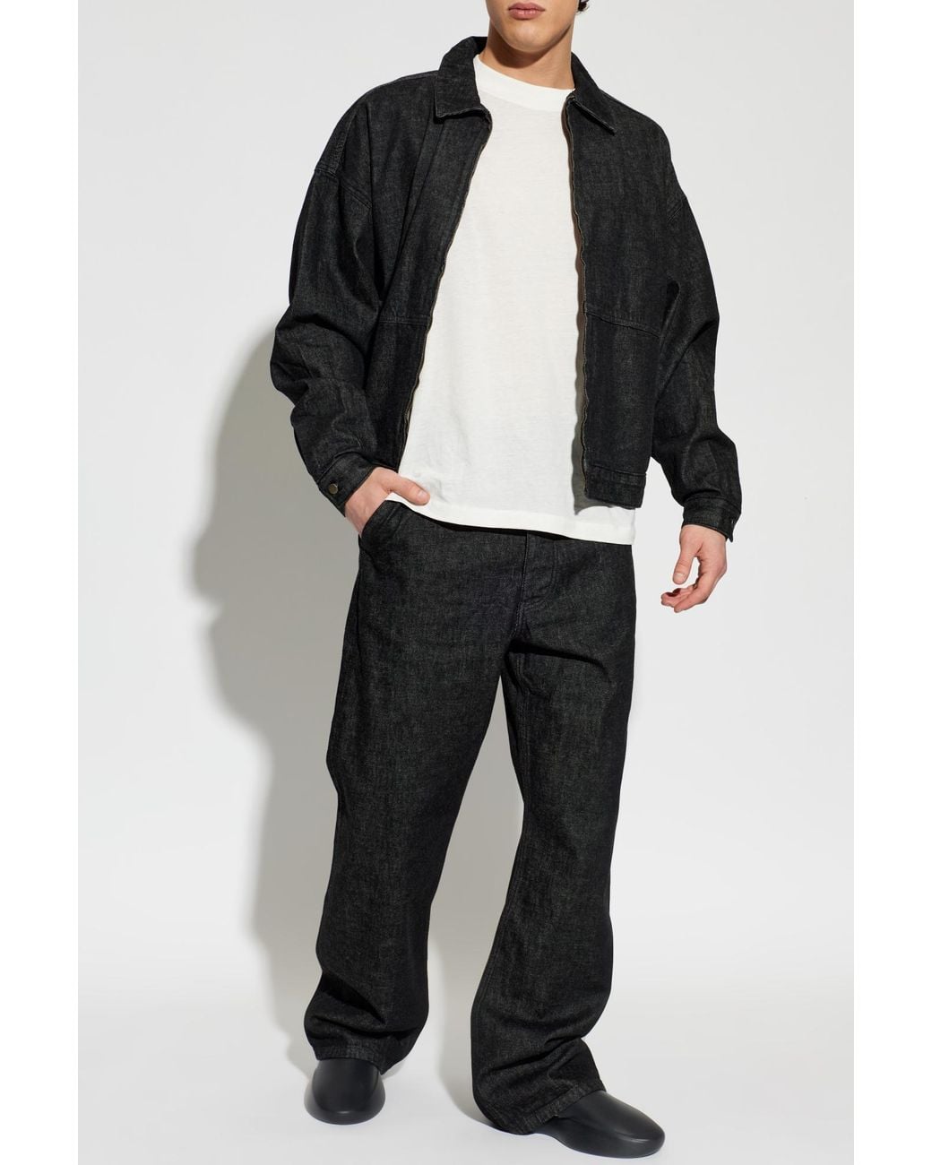 Fear Of God Black Straight-Leg Jeans for men