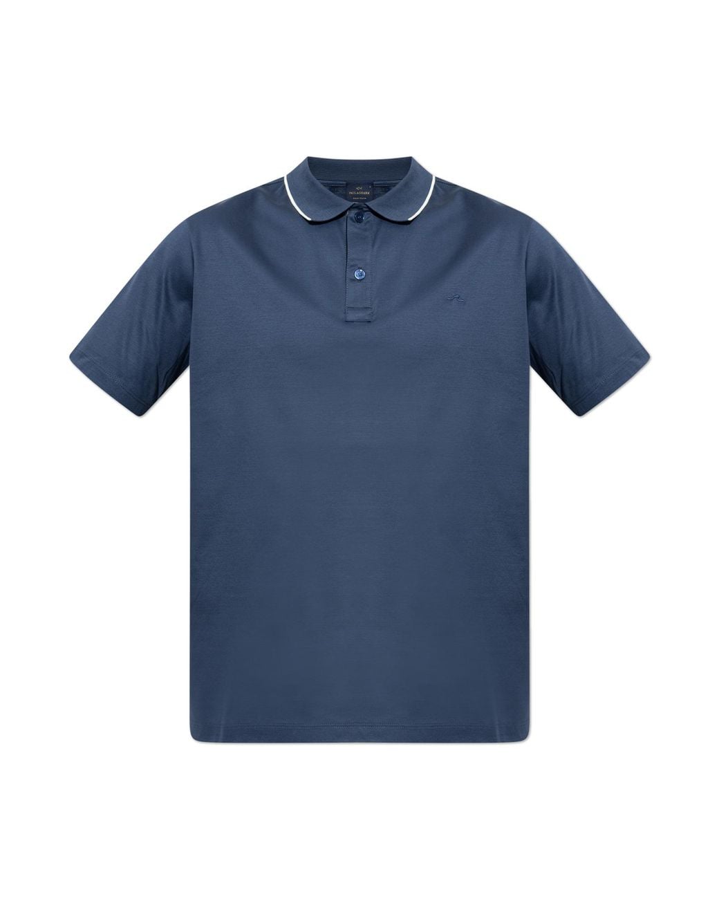 Paul & Shark Blue Polo With Embroidered Logo for men