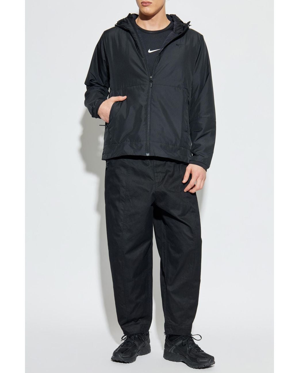 Nike Blue Jacket With Hood for men