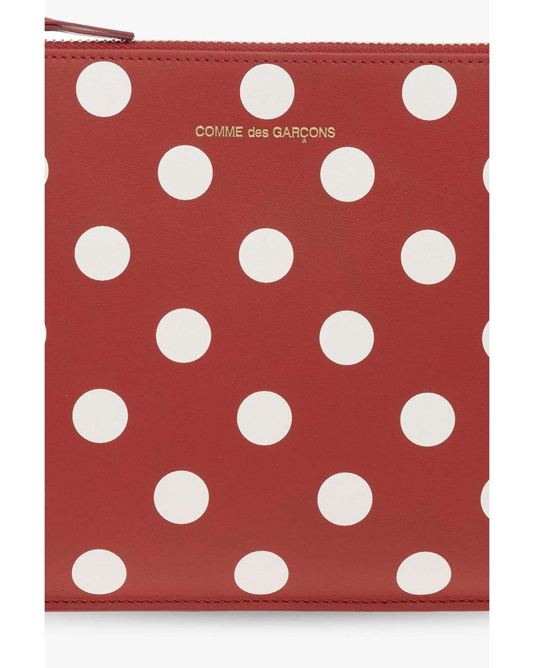 Comme des Garçons Red Polka Dot Pouch