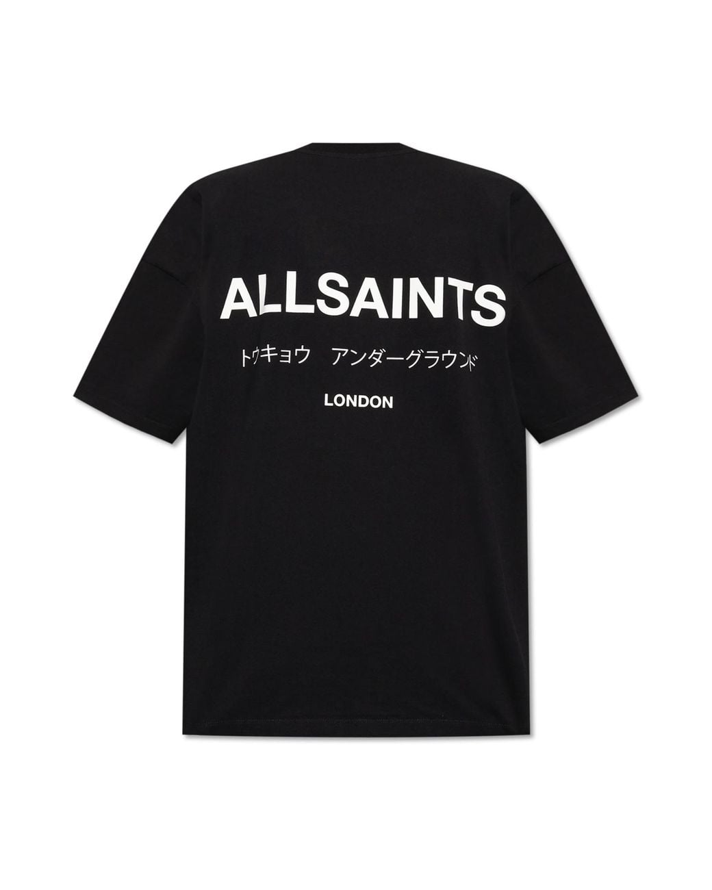 AllSaints Black T-Shirt Underground for men