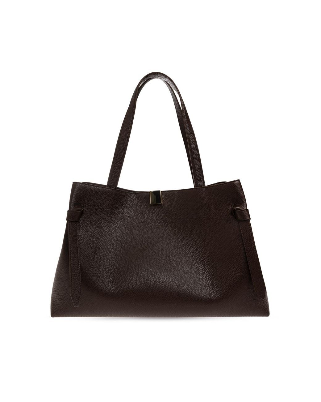 Yuzefi Black 'Gyoza' Leather Bag