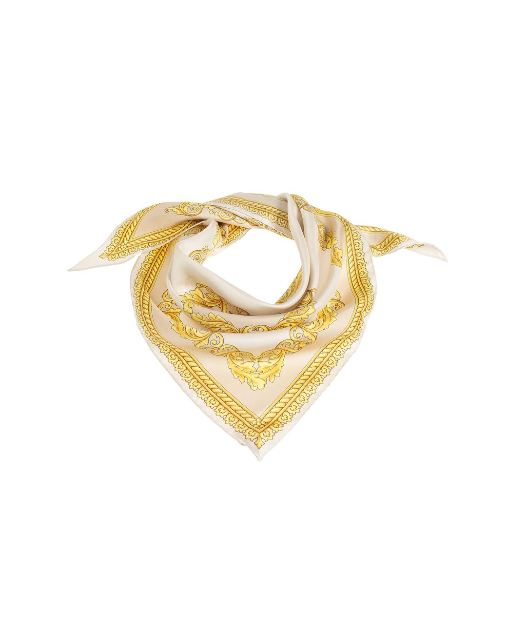 Versace Metallic Silk Scarf