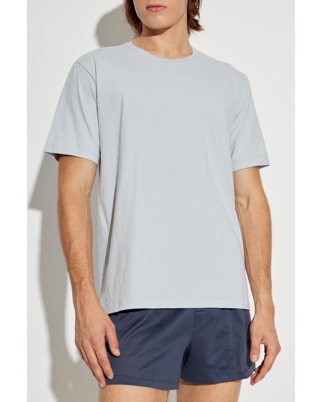 Hanro White Crew Neck T-Shirt for men