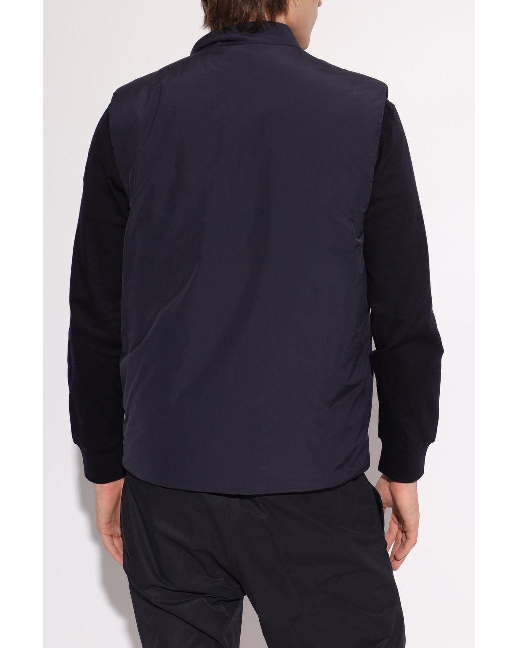 Moncler Blue Puffer Vest "Sahel" for men