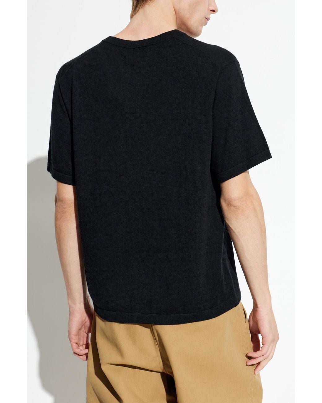 Lisa Yang Black T-Shirt "Brayden" for men
