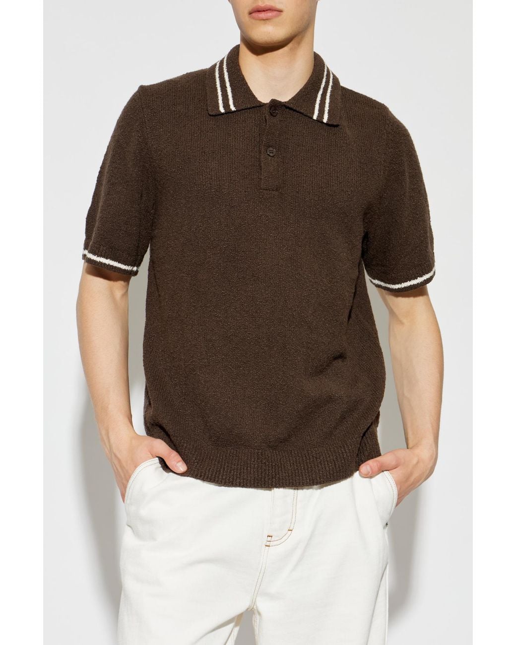 Samsøe & Samsøe White Polo "Sapedro" for men