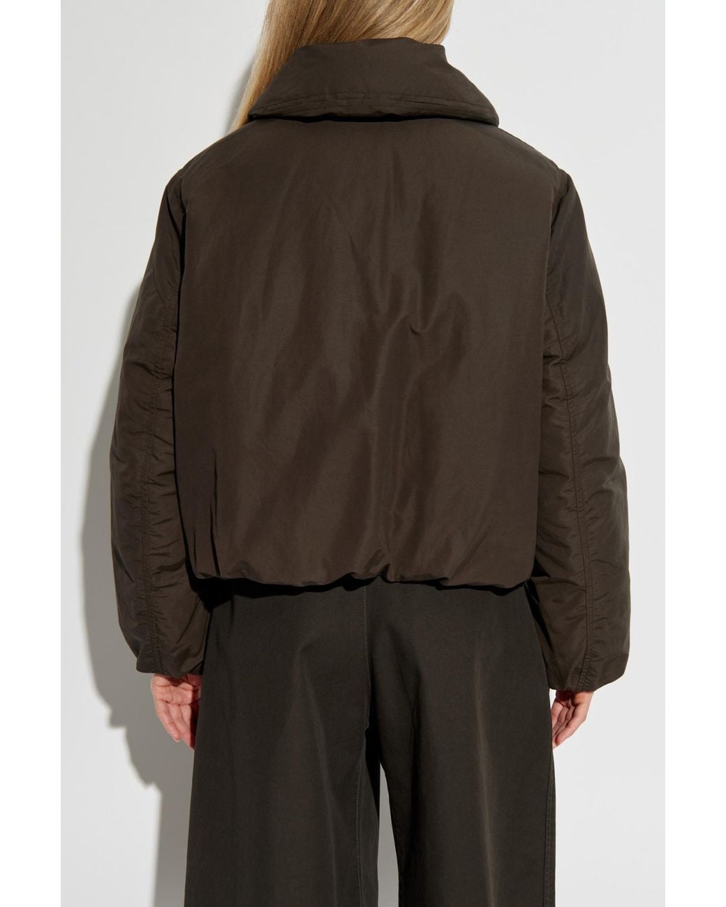 Lemaire Brown Short Down Jacket