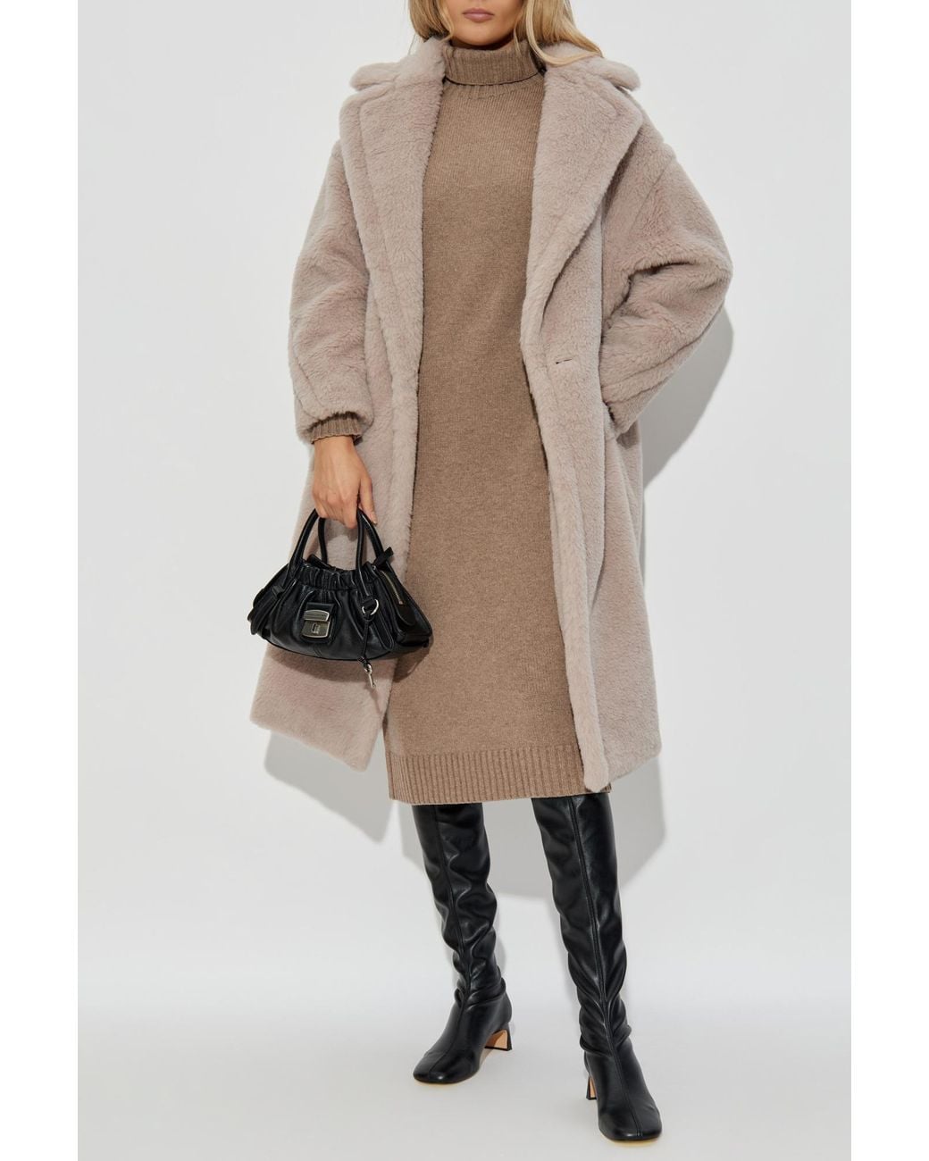 Max Mara Natural Wool Coat "Tedgirl"