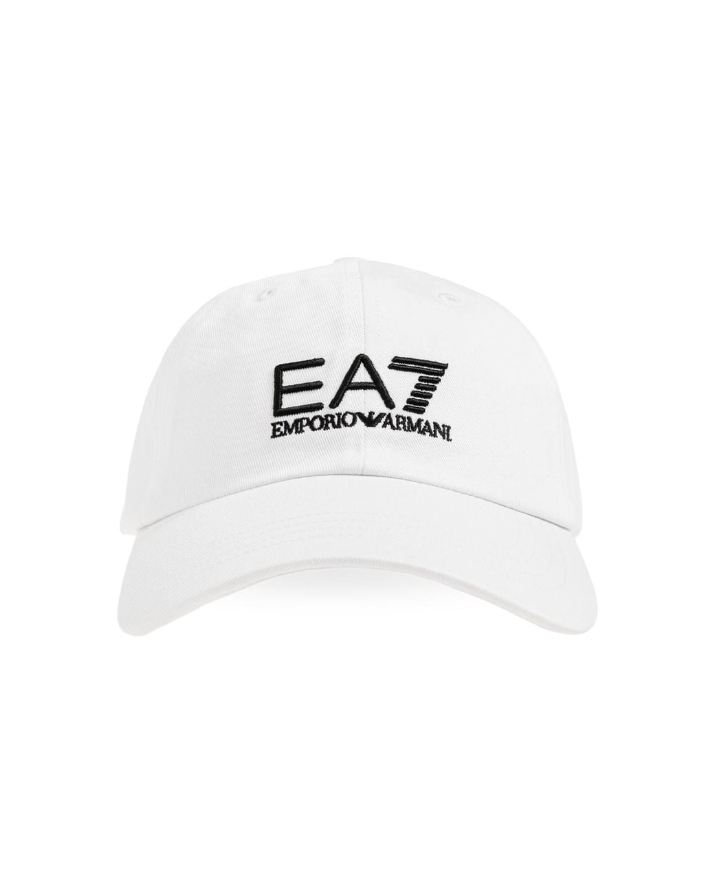 EA7 White Baseball Cap