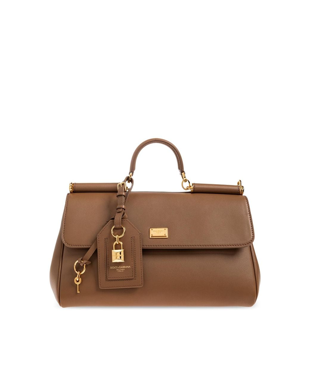 Dolce & Gabbana Brown Handbag 'Sicily Large'