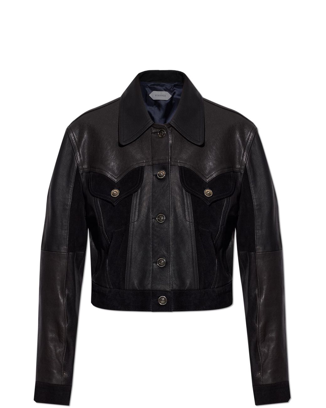Versace Black Leather Jacket