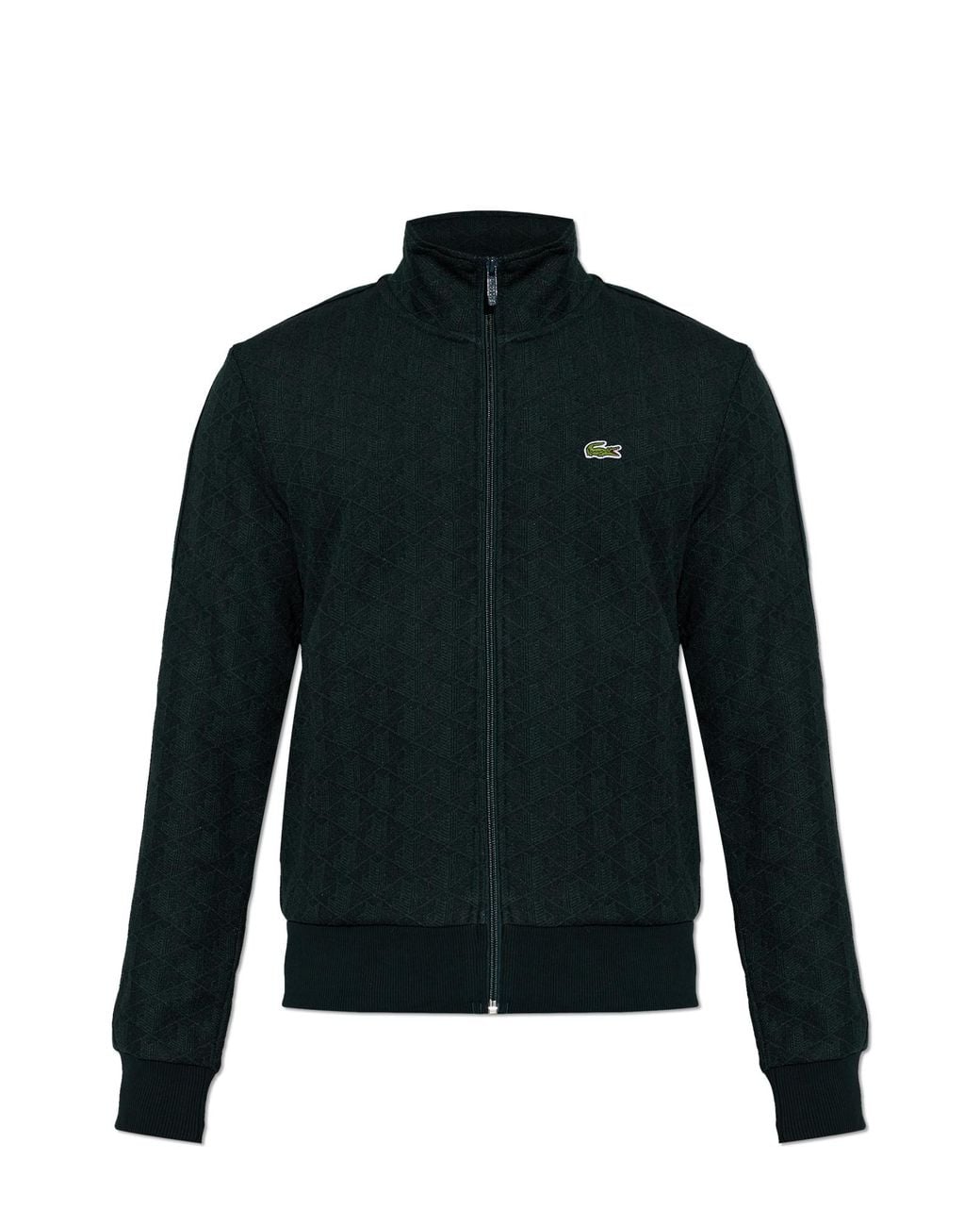 Lacoste Black Monogram Sweatshirt for men
