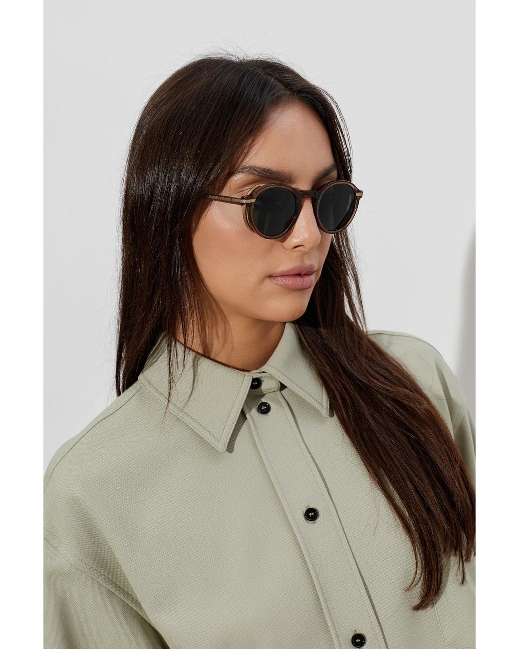 Linda Farrow Gray 'Orion' Sunglasses